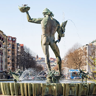 Poseidonstatyn i Göteborg